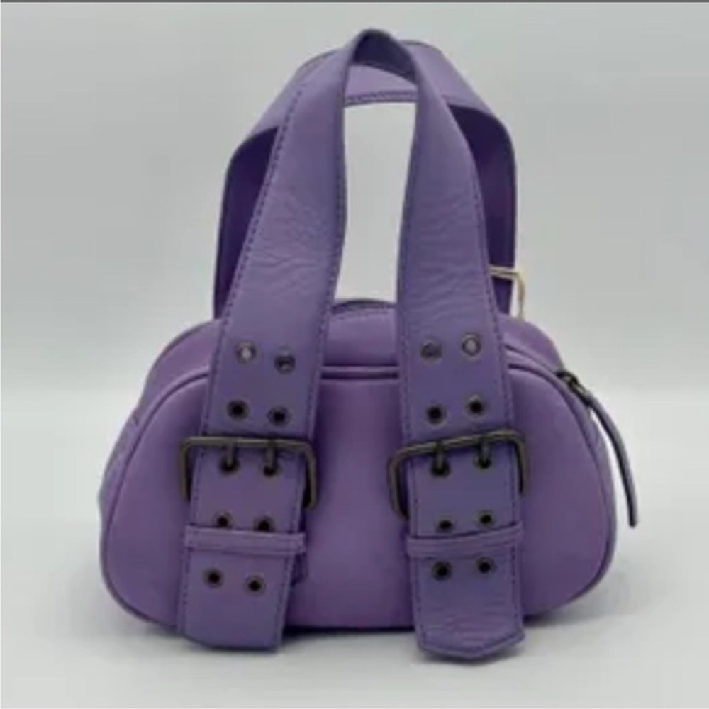 NWT Free People Say Yes Bag Lavender Leather Purse New $78 retail - Picture 2 of 9